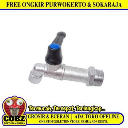 1/2 INCH / ONDA Kran Air Tembok Taman Bola Ball Valve Stainless