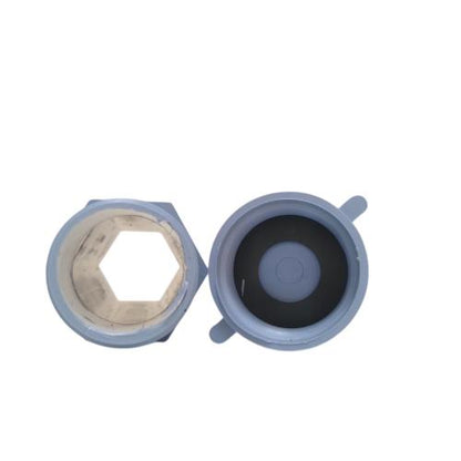 3/4 IN / COBZ Tutup Sumpel Slontong Pembuangan Bak PVC Biru