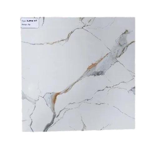 50 CM x 50 CM / UNO ILLANA Keramik Lantai Rumah Glossy White Dus