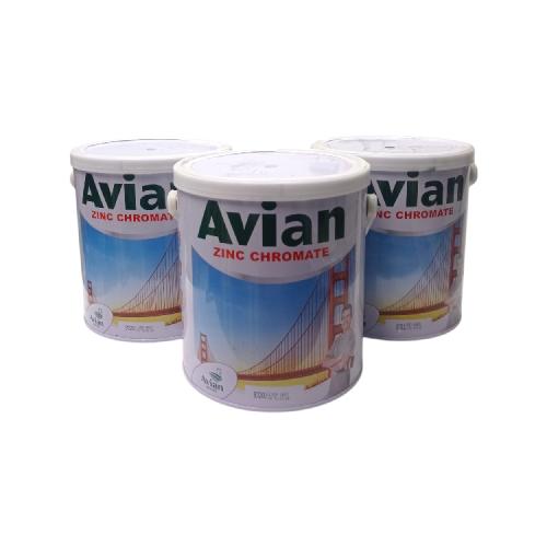 5 KG / AVIAN Cat Dasar Meni Besi Anti Karat Zinc Chromate Primer Kaleng