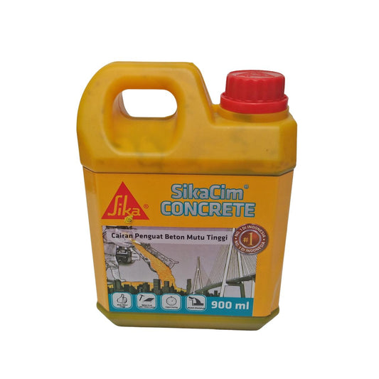 900 ML/SIKACIM Obat Cor Penguat Pengeras Beton Tembok Usia Muda Kaleng