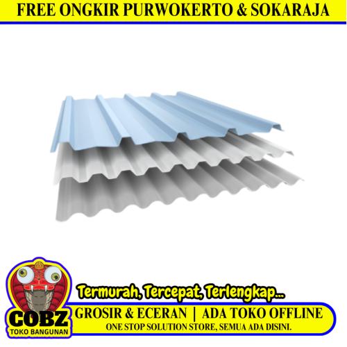 1.2 MM x 830 MM x 5 M / ALDERON RS TRIMDECK Atap U PVC Gelombang Besar Opaque White Lembar