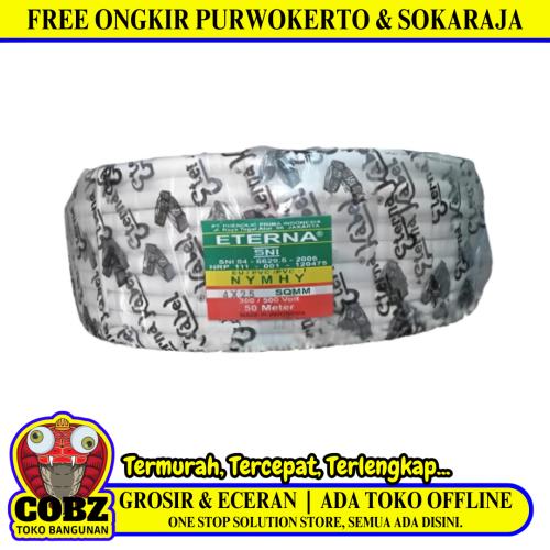 4 INTI x 2.5 MM x 50 M / ETERNA NYMHY Serabut Kabel Tembaga SNI Putih Roll