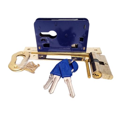 FREDER S14 Slot Body Kunci Pintu Geser Lidah Mekar Sliding Door Set