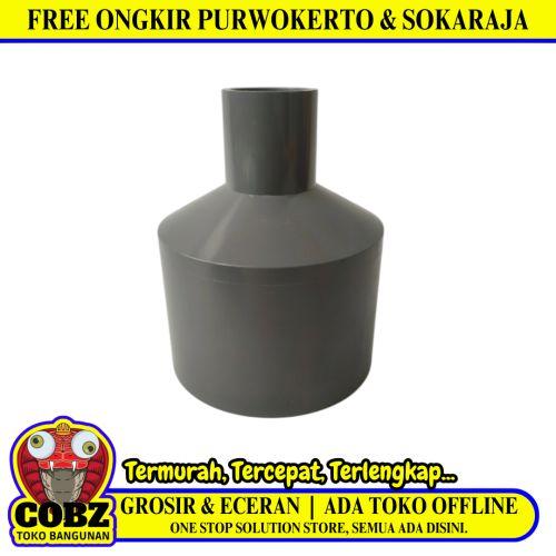 3 IN x 1 IN / RUCIKA AW Reducer Verlop Sok Flock Fitting Pipa PVC