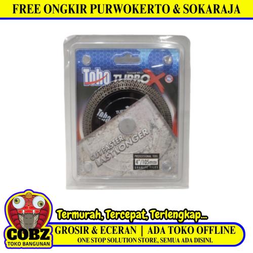 4 IN /TOHO TURBO Dry Mata Gerinda Potong Keramik Diamond Cutting Wheel