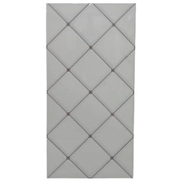 25 CM x 50 CM / UNO BIANCA Keramik Dinding Kamar Mandi Glossy White Dus