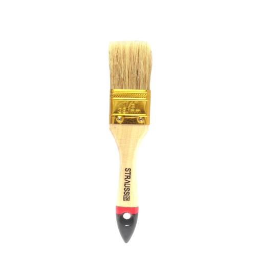 1 1/2 IN / STRAUSS Kuas Cat Kayu Besi Air Acyrlic Paint Brush