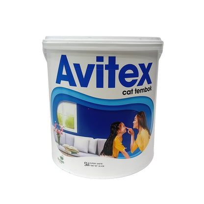 5 KG / AVITEX Cat Tembok Beton Plafon Wall Paint Galon