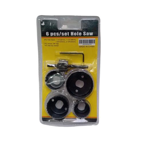 32 - 54 MM / COBZ TCT Hole Saw Mata Bor Hidroponik Pelubang Kayu 6 Pcs Set
