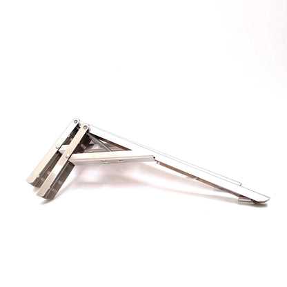 12 IN / TAFFWARE Bracket Siku Engsel Rak Meja Lipat Stainless Set