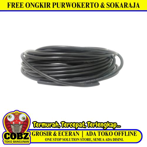 2 INTI x 0.75 MM / TM NYMHY Serabut Kabel Tembaga SNI Hitam Meter