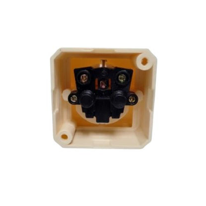 1 LUBANG / BRIGHT-G Stop Kontak Terminal Arde Tempel OB Outbow Cream