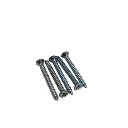 #8 X 1 1/2 IN / TM Sekrup FH Kepala Rata Plus Putih Biji