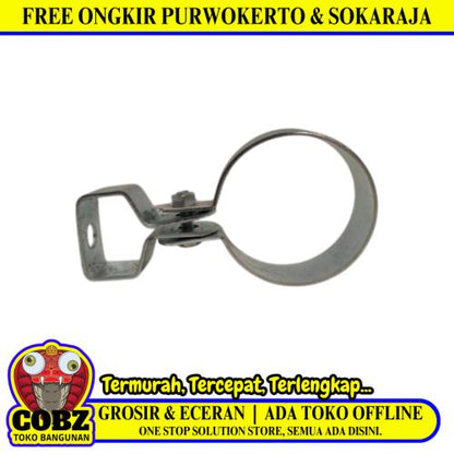 2 IN / TM Klem Pipa Gantung Hanger Clamp Galvanis Tebal