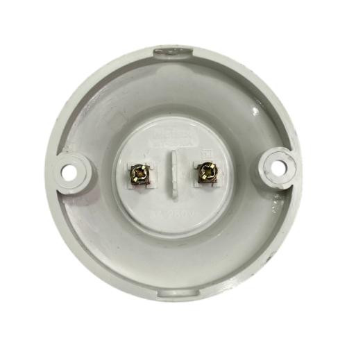 MATSUI A / B / C Fitting Tempat Lampu Plafon Atap Tempel Bulat Kecil Putih