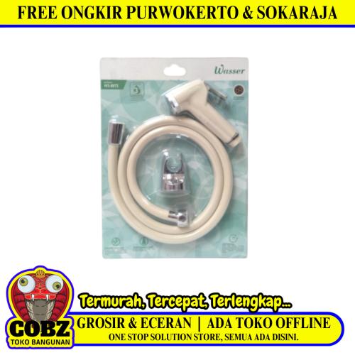 1/2 IN X 120 CM / WASSER WS - 88TS Jet Shower Cebok Toilet Plastik PVC Set