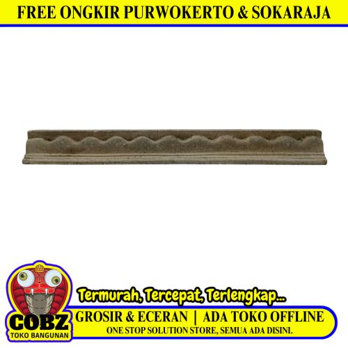 50 CM / BL RENDA List Profil Beton Lisplang Tempel Plafon Tembok GRC Biji