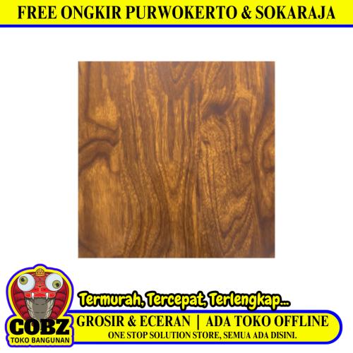 8 MM x 30 CM x 3 M / SHUNDA PLAFON K-9151F Plafon Gypsum GRC U PVC Hotstamping Lembar