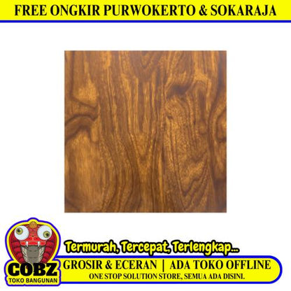 8 MM x 30 CM x 3 M / SHUNDA PLAFON K-9151F Plafon Gypsum GRC U PVC Hotstamping Lembar