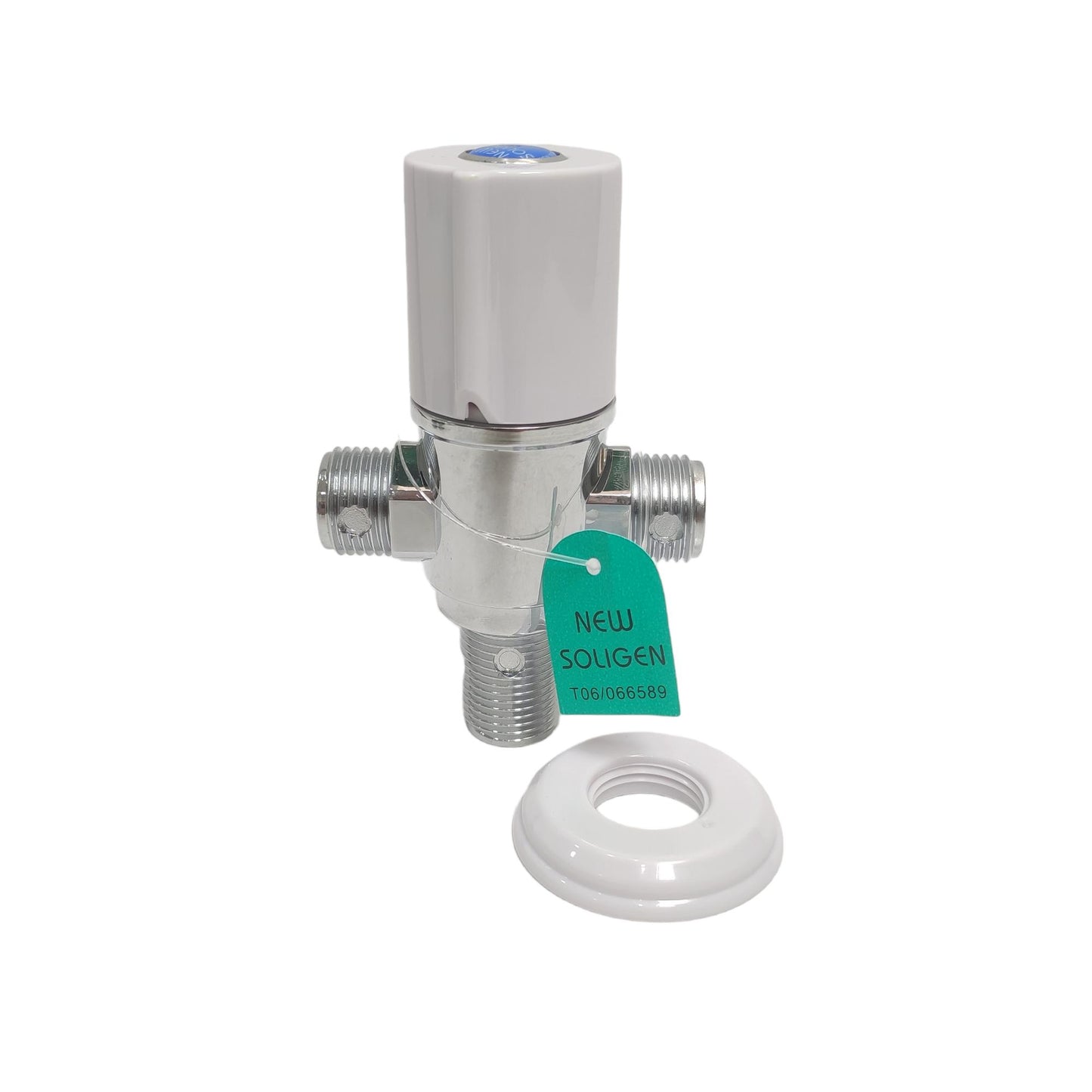 1/2 IN / NEW SOLIGEN WT Stop Kran Air Cabang Tee Shower Kloset Stainless