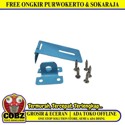 2 IN / NAIX Overpal Tempat Gembok Cantel Kunci Pintu