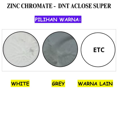 1 KG / DNT ACLOSE SUPER Cat Dasar Meni Besi Anti Karat Zinc Chromate Primer Kaleng