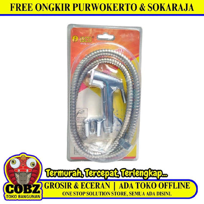 1/2 IN x 150 CM / ISCO Jet Shower Cebok Toilet Stainless Set