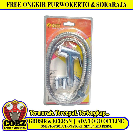 1/2 IN x 150 CM / ISCO Jet Shower Cebok Toilet Stainless Set