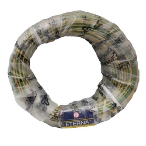 1 INTI x 2.5 MM x 50 M / ETERNA NYA Tunggal Kabel Tembaga SNI Kuning Roll