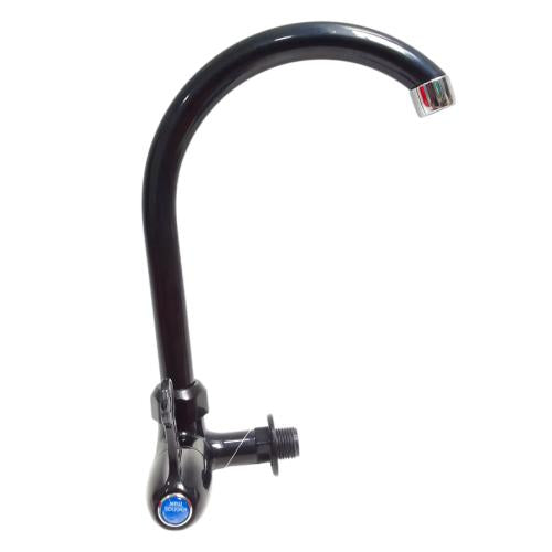 1/2 IN / NEW SOLIGEN W1 Kran Angsa Sink Bak Cuci Piring Tembok Plastik PVC