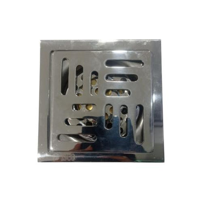 4 IN / ISCO SGT603  Saringan Got Plat Floor Drain Kamar Mandi Stainless