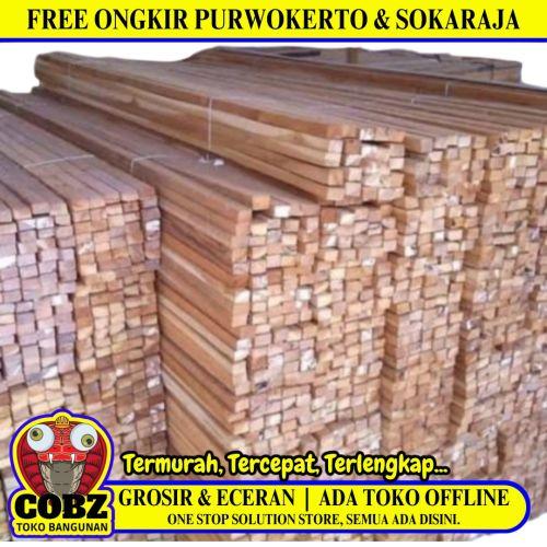 4 CM x 6 CM x 3 M / TM Kayu Kaso Usuk Plafon Sekat Batang