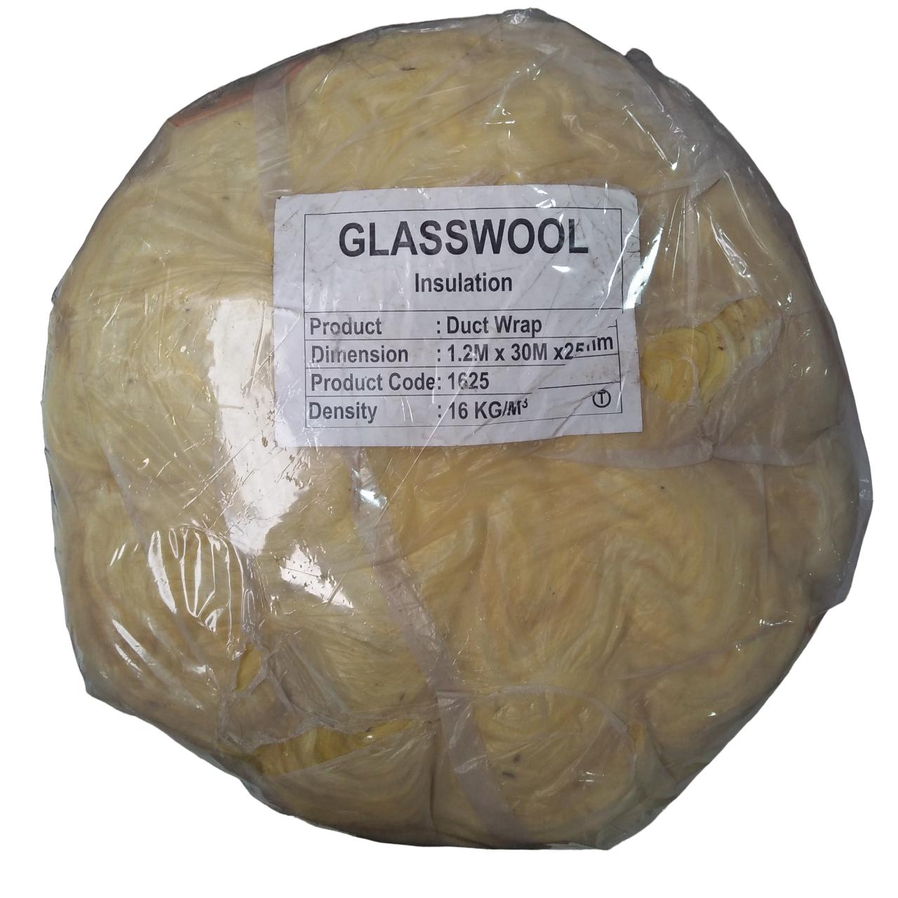 25 MM x 120 CM x 30 M / ECOWOOL Glasswool Busa Insulasi Peredam Suara Roll
