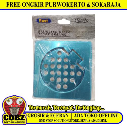 4 IN / EAST  Saringan Got Plat Floor Drain Kamar Mandi Stainless