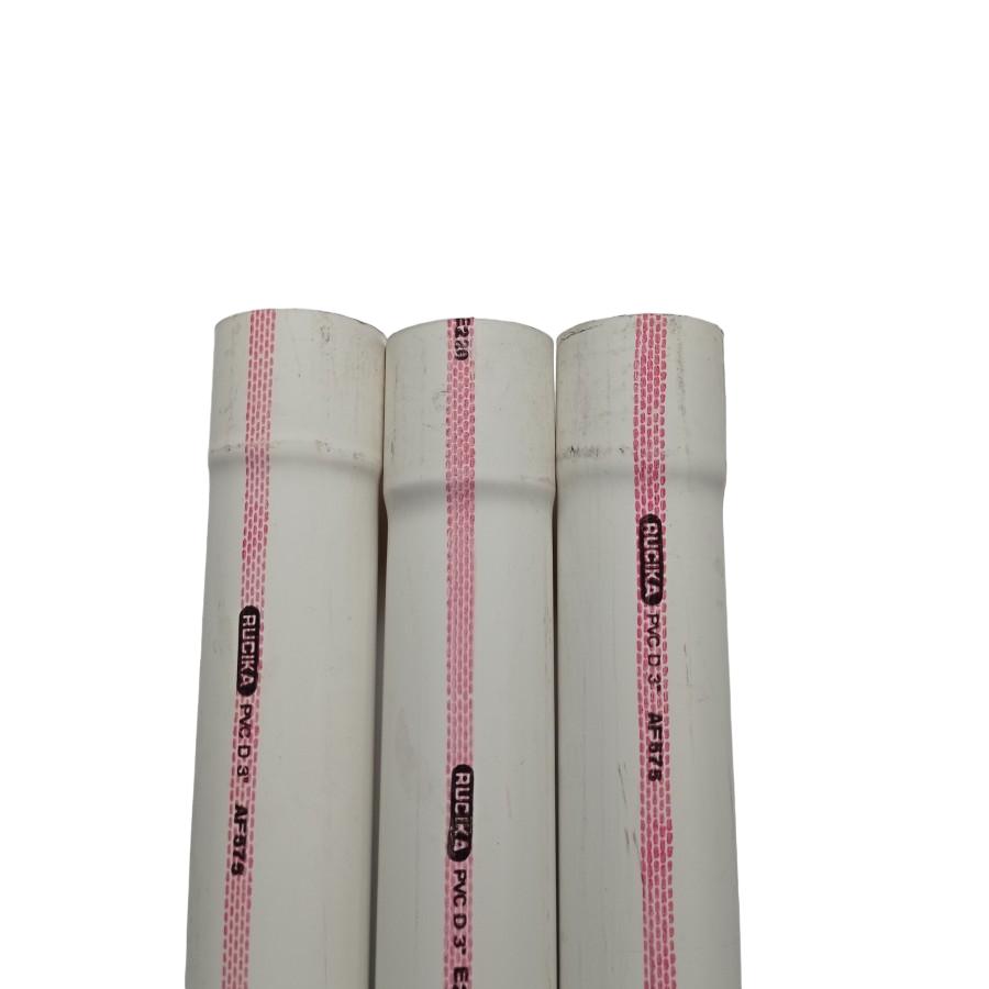 3 IN x 400 CM / RUCIKA D Lis Merah Pipa Pralon Paralon PVC Putih Batang