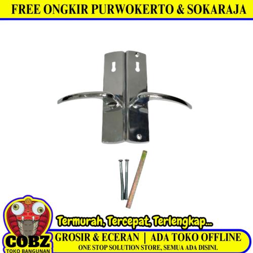 17 CM / CAP KUDA MORTISE Tarikan Pegangan Pull Handle Pintu Stainless Silver Set