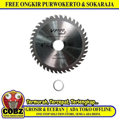 4 IN x T 40 / VPR Circular Saw Mata Gerinda Potong Kayu Wood Cutting