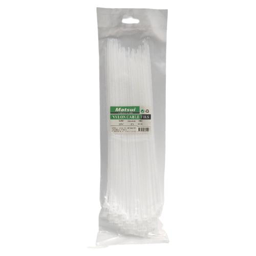 3.6 MM x 250 MM / MATSUI Kabel Cable Ties Tali Ripet 25 CM Putih Pack