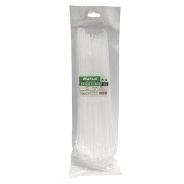 3.6 MM x 250 MM / MATSUI Kabel Cable Ties Tali Ripet 25 CM Putih Pack