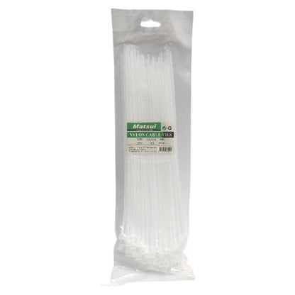 3.6 MM x 250 MM / MATSUI Kabel Cable Ties Tali Ripet 25 CM Putih Pack