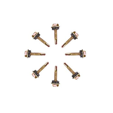 16 MM / TM Roofing Baut Sekrup Atap Baja Ringan Kuning Biji