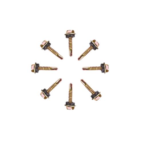 16 MM / TM Roofing Baut Sekrup Atap Baja Ringan Kuning Biji