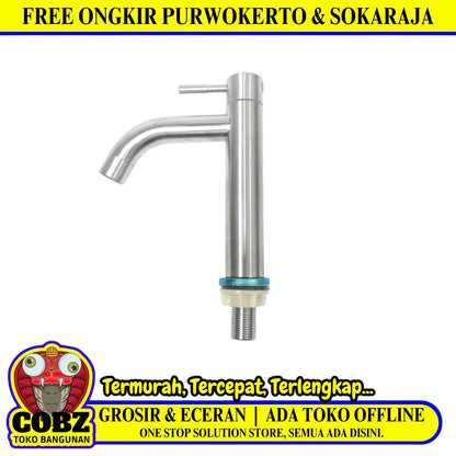 1/2 IN / NM Kran Air Sink Wastafel Bak Cuci Piring Stainless