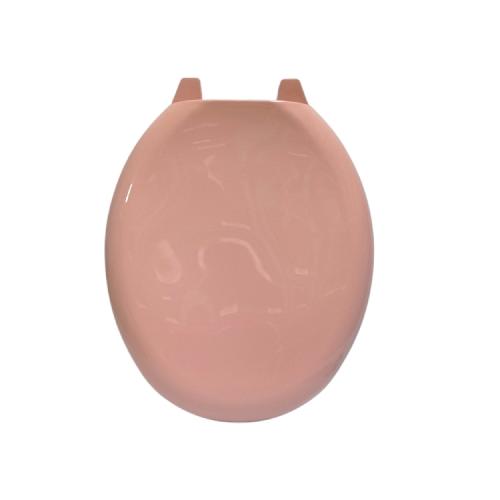 TECHPLAS Tutup Kloset Duduk Monoblock Seat Cover Standard PVC Pink Set