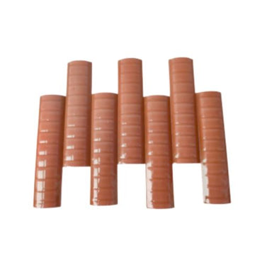 10 CM / TM  Kuku Macan Bon Bon Lis Keramik Garis Brown Lembar