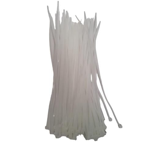 3.6 MM x 250 MM / MIKOTEK Kabel Cable Ties Tali Ripet 25 CM Putih Pack