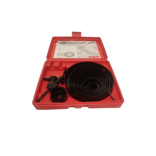 19 -127 MM / KODENKI Hole Saw Mata Bor Hidroponik Pelubang Kayu 16 Pcs Set