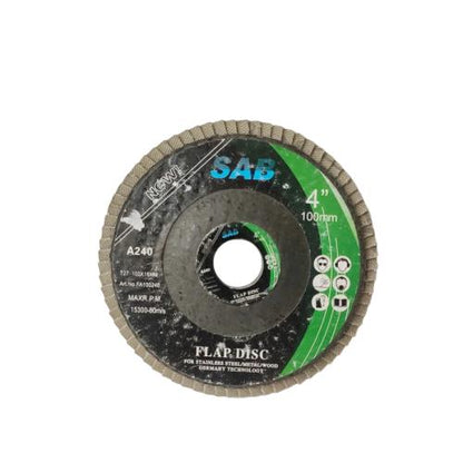 4 IN x GRIT 240 / SAB Flap Disc Mata Gernda Amplas Susun Kipas