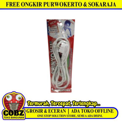 180 CM / SHINYOKU Kabel Jek Setrika Gosokan 3 Kabel